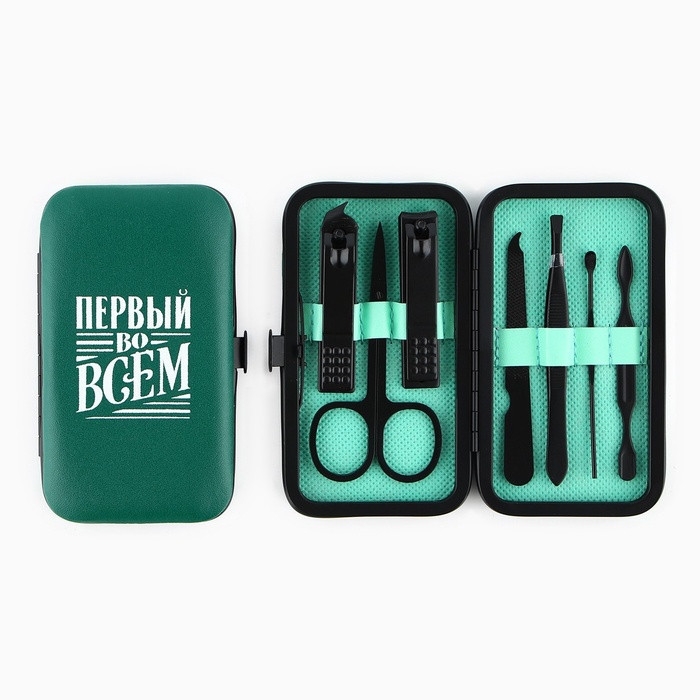 Маникюрный набор 7 предметов «Первый во всем», 10,8 х 6,7 см Маникюрный набор 7 предметов «Первый во всем», 10,8 х 6,7 см