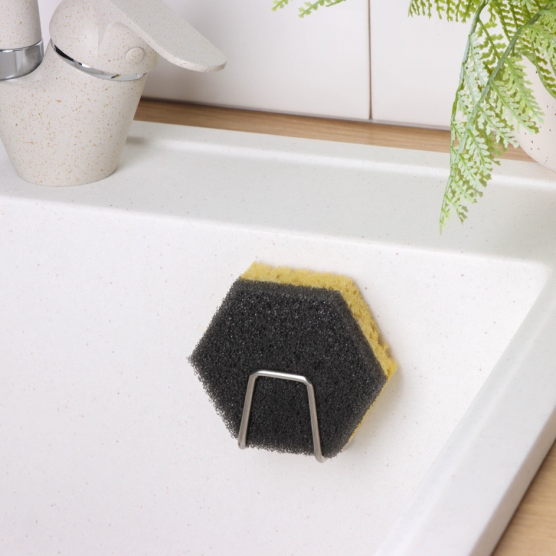 Держатель универсальный на липучке Доляна, цвет хром Держатель универсальный на липучке Доляна, цвет хром