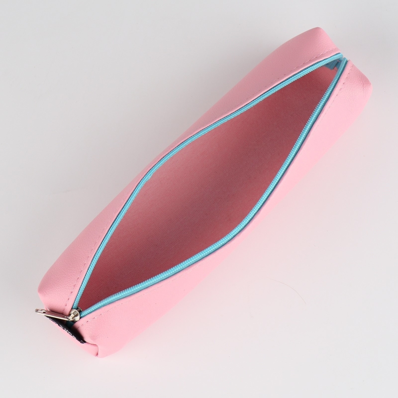 Пенал школьный из искусственной кожи «1 сентября: розовый» , 19 х 8 х 3 см Пенал школьный из искусственной кожи «1 сентября: розовый» , 19 х 8 х 3 см