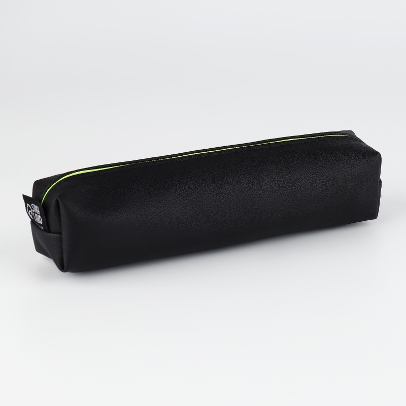 Пенал школьный из искусственной кожи «1 сентября: Черный» , 19 х 8 х 3 см Пенал школьный из искусственной кожи «1 сентября: Черный» , 19 х 8 х 3 см