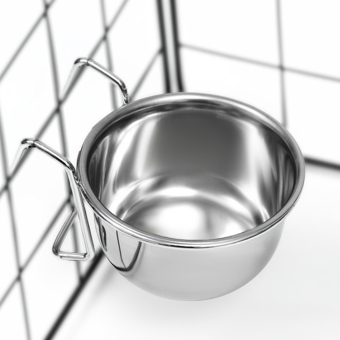 Кормушка для клетки с креплением, 150 мл Кормушка для клетки с креплением, 150 мл