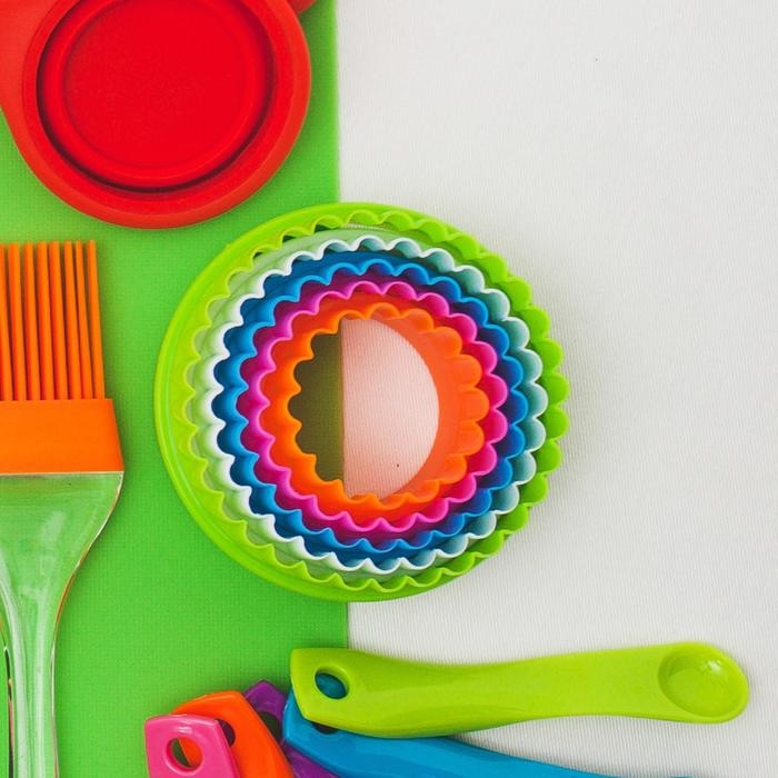 Набор форм для печенья Доляна «Волна», 5 шт, 10×10×3,5 см, цвет МИКС Набор форм для печенья Доляна «Волна», 5 шт, 10×10×3,5 см, цвет МИКС