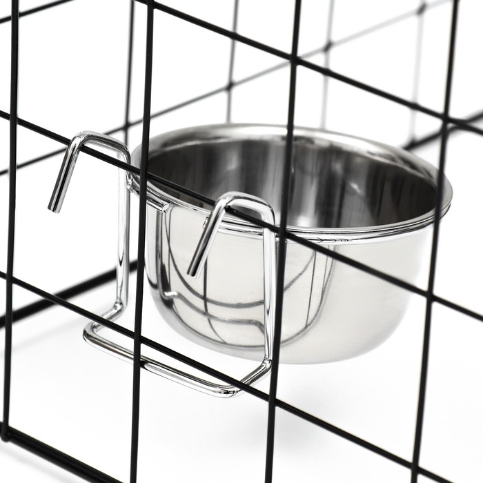 Кормушка для клетки с креплением, 150 мл Кормушка для клетки с креплением, 150 мл