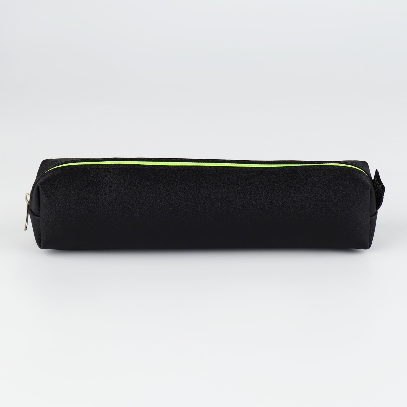 Пенал школьный из искусственной кожи «1 сентября: Черный» , 19 х 8 х 3 см Пенал школьный из искусственной кожи «1 сентября: Черный» , 19 х 8 х 3 см