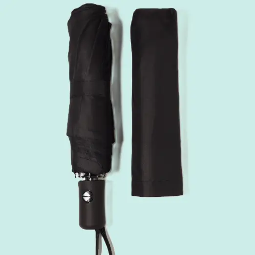 Зонт мини черный автомат антиветер Зонт мини черный автомат антиветер
