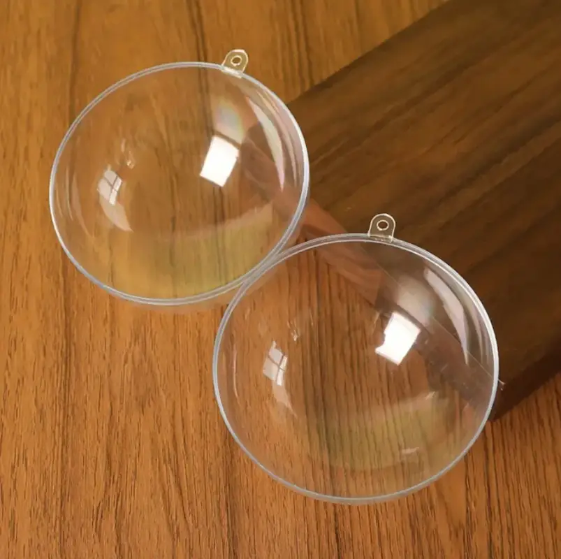 Пластиковые шарики заготовки для ёлочных игрушек 7 см 5 штук Пластиковые шарики заготовки для ёлочных игрушек 7 см 5 штук