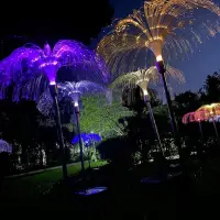 Фонарь уличный Фонтан на солнечной батарее 2 штуки