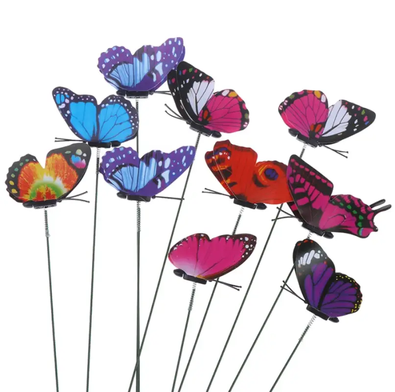 Набор штекеров Бабочки для сада 15 штук