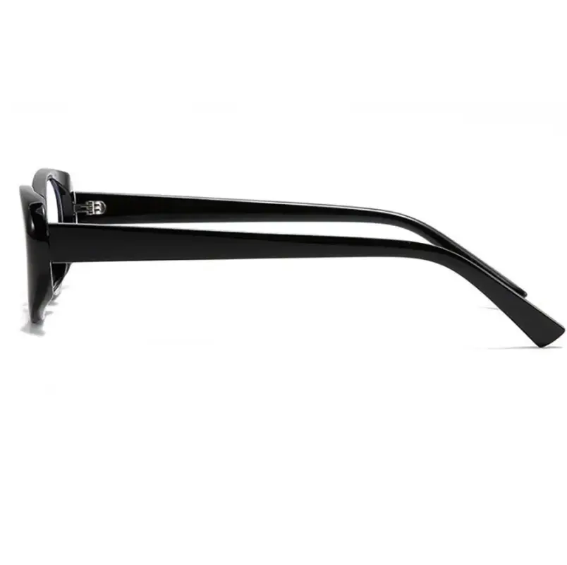 Очки имиджевые овальные без диоптрий черные