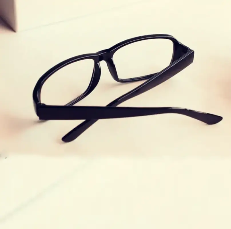 Очки имиджевые прямоугольные без диоптрий черные