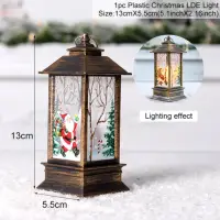 Фонарь новогодний декоративный светильник черный винтаж Фонарь новогодний декоративный светильник черный винтаж