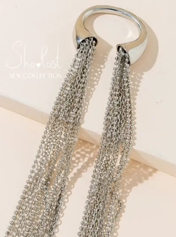 Заколка для волос с цепочками 42см