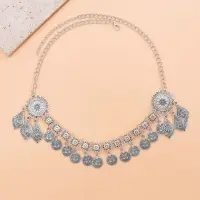 Тика на голову цепочка с монетами этническая