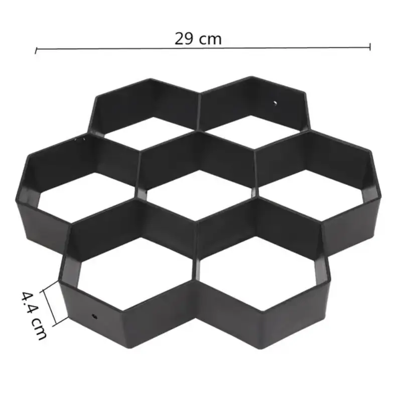 Форма для тротуарной плитки Соты пластиковая 1 штука