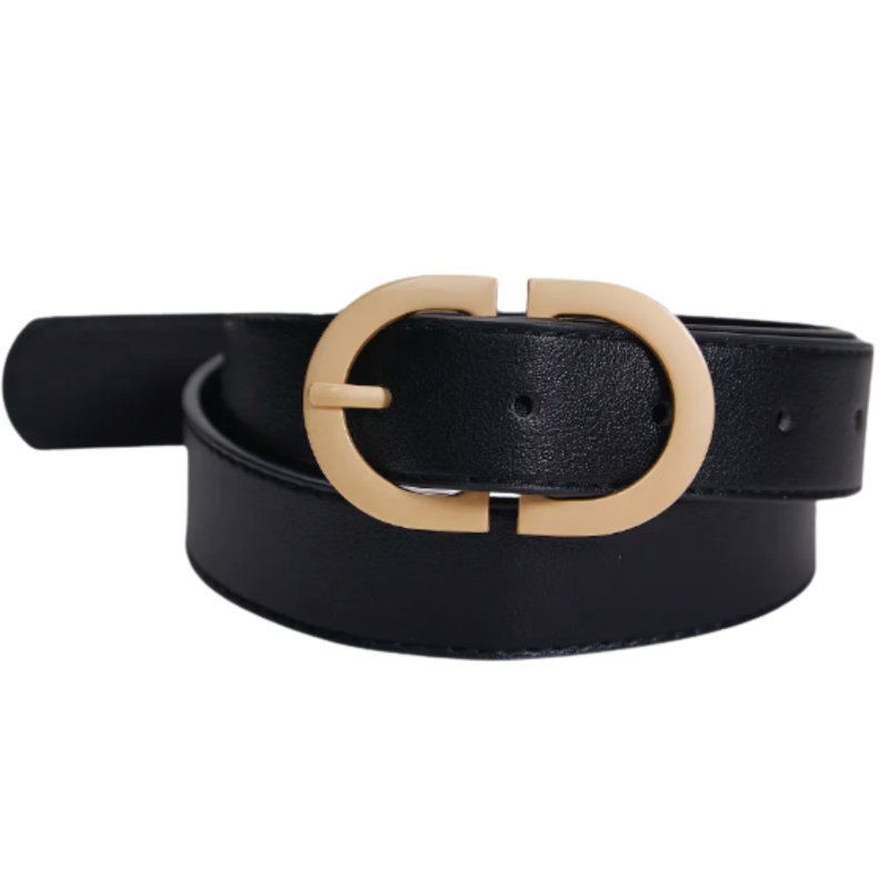 Ремень женский с золотой пряжкой 95 см Ремень женский с золотой пряжкой 95 см