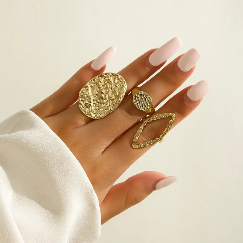 Набор колец массивные Формы 3 штуки