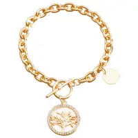 Браслет на руку с подвеской дерево