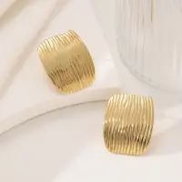 Серьги гвоздики Крупные