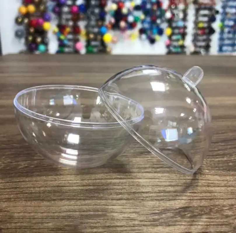 Пластиковые шарики заготовки для ёлочных игрушек 7 см 5 штук Пластиковые шарики заготовки для ёлочных игрушек 7 см 5 штук