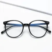 Очки имиджевые без диоптрий круглые черные