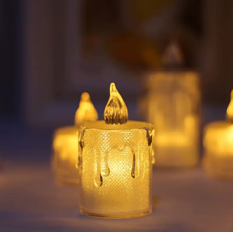 Свечи светодиодная на батарейках 5 штук