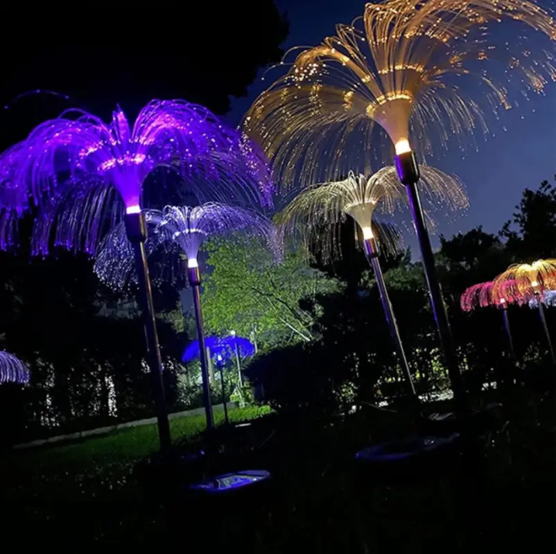 Фонарь уличный Фонтан на солнечной батарее 2 штуки