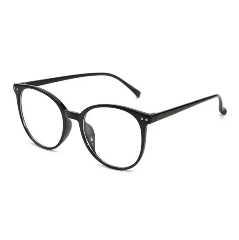 Очки имиджевые без диоптрий круглые черные