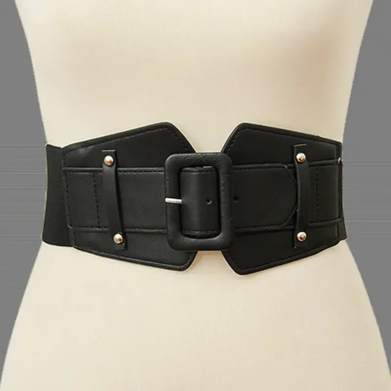 Ремень широкий черный Ремень широкий черный