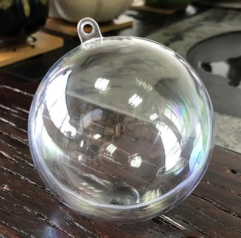 Пластиковые шарики заготовки для ёлочных игрушек 7 см 5 штук Пластиковые шарики заготовки для ёлочных игрушек 7 см 5 штук