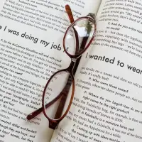 Очки имиджевые овальные без диоптрий коричневые