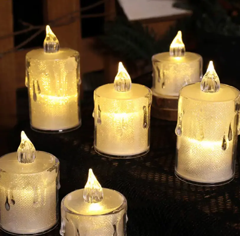 Свечи светодиодная на батарейках 5 штук