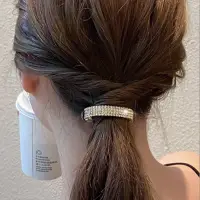 Заколка для волос с кристаллами 5 см