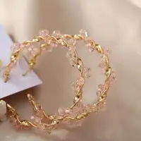 Набор серёжек пусеты золотистые 6 пар Набор серёжек пусеты золотистые 6 пар