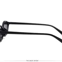 Очки солнцезащитные женские овальные черный