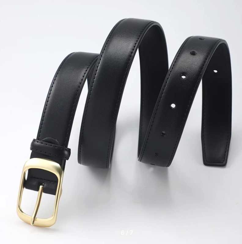 Ремень женский с золотой пряжкой 95 см Ремень женский с золотой пряжкой 95 см