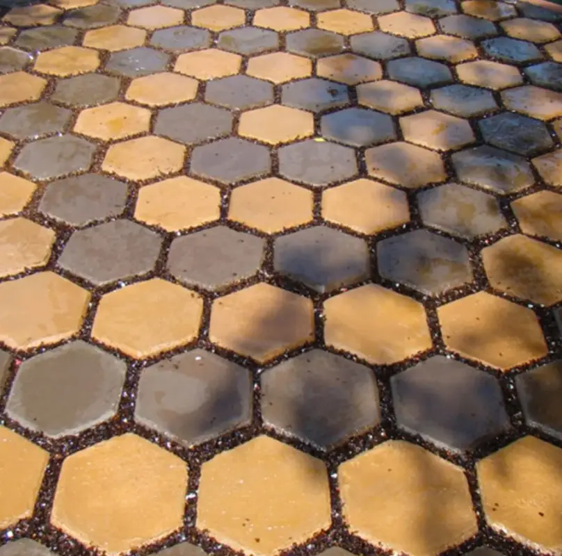 Форма для тротуарной плитки Соты пластиковая 1 штука