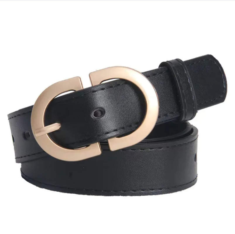 Ремень женский с золотой пряжкой 85 см Ремень женский с золотой пряжкой 85 см