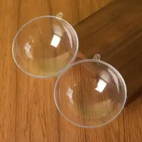 Пластиковые шарики заготовки для ёлочных игрушек 7 см 5 штук