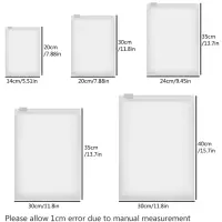 Набор дорожных пакетов с молнией для чемодана и хранения 10 штук