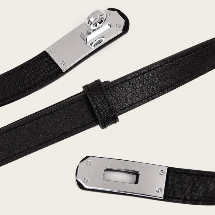 Ремень с поворотным замком тонкий 100 см