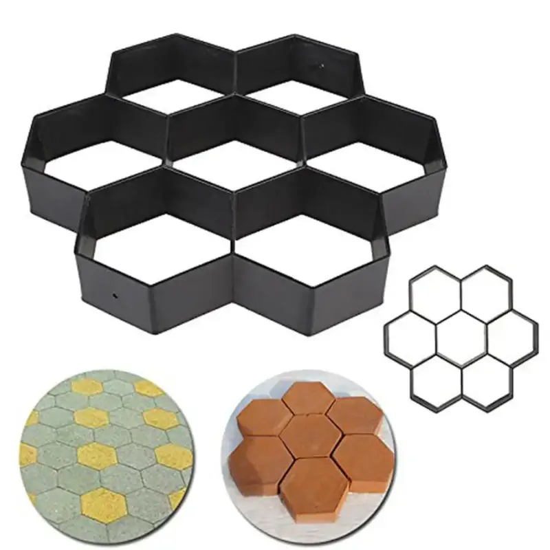 Форма для тротуарной плитки Соты пластиковая 1 штука