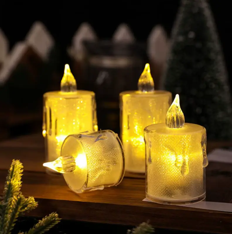 Свечи светодиодная на батарейках 5 штук