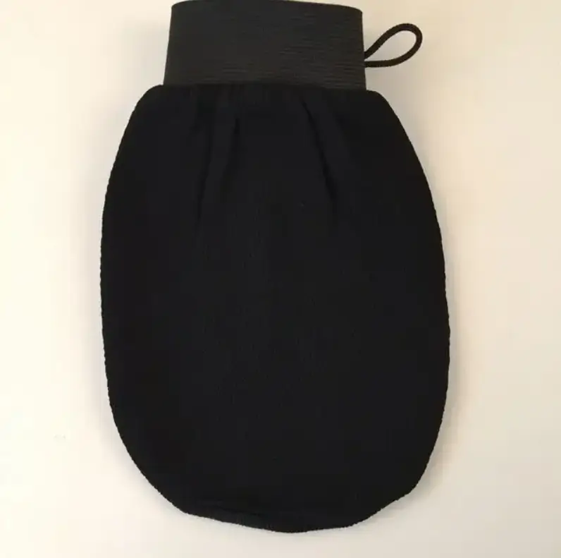 Варежка для тела черная