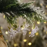 Елочные украшения Ангелочки с золотом 7 см 4 штуки Елочные украшения Ангелочки с золотом 7 см 4 штуки