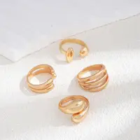 Набор колец Линда 4 штуки