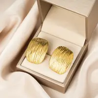 Серьги гвоздики Крупные