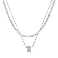 Подвеска на шею Кубик двойная