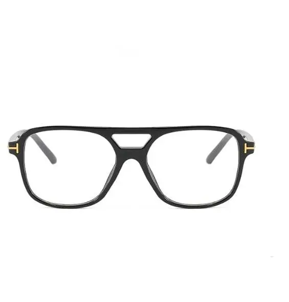 Очки имиджевые авиаторы без диоптрий черные