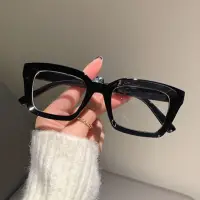 Очки имиджевые массивные без диоптрий черные