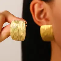 Серьги гвоздики Крупные